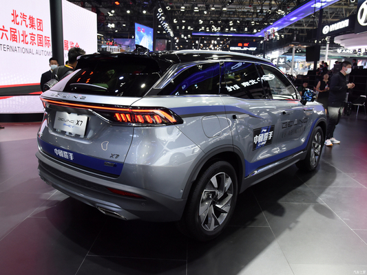 124 kW totale motorkracht Baic Beijing X7 PHEV Plug in Hybrid SUV Auto met links stuur