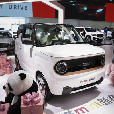 Klaar voor 2022 Geely Panda Mini EV 4 zitplaatsen Pure Electric Car 120km / 200km bereik