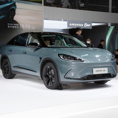 Energy Baic Arcfox Alpha S 735E 160KW EV Auto Hoogspeed Grote ruimte Linksrijden Lang bereik