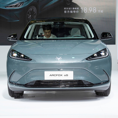 Energy Baic Arcfox Alpha S 735E 160KW EV Auto Hoogspeed Grote ruimte Linksrijden Lang bereik