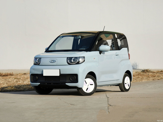 Chery QQ Ice Cream EV Mini Electric Car 3 deuren 4 zitplaatsen Topsnelheid 100 KM/h voor volwassenen