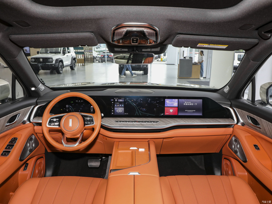 2023 WEY Lanshan DHT-PHEV 6 zitplaatsen SUV Hybrid Car Topsnelheid KM/h 190 Rij links rijden