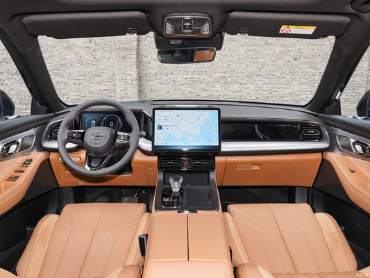 Links rijden GAC Trumpchi ES9 PHEV 143KM MAX Plug-in Hybrid SUV 2.0T 7-zits SUV 2023