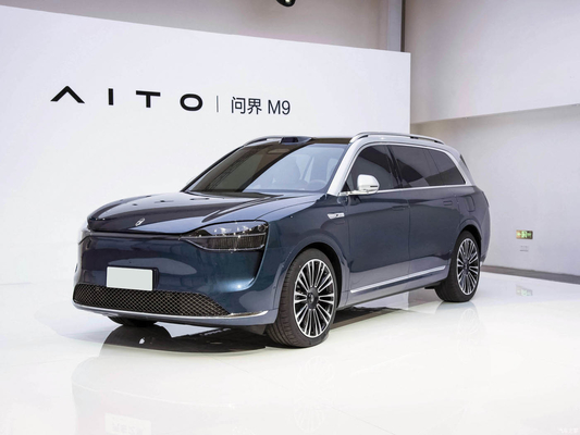 Rij aan de linkerkant AITO M9 2023 Model 630km Pure Electric Range 5-deurs 6-zits SUV