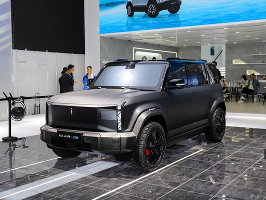 Links rijden 2023 Chery ICAR 03 Pure Electric Off Road Vehicle ORV SUV 5 deuren 5 zitplaatsen