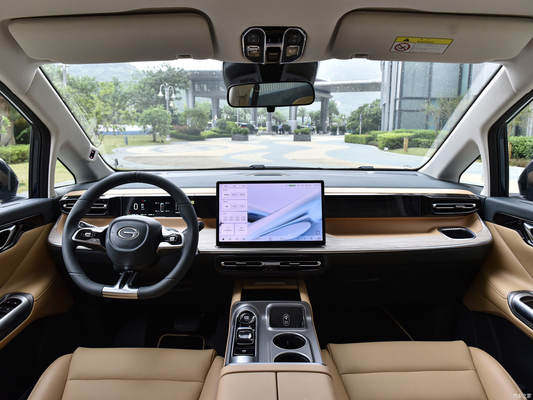 5-deurs 7-zits middelgrote MPV Trumpchi E8 Max PHEV Hybrid Vehicle met 150 km bereik