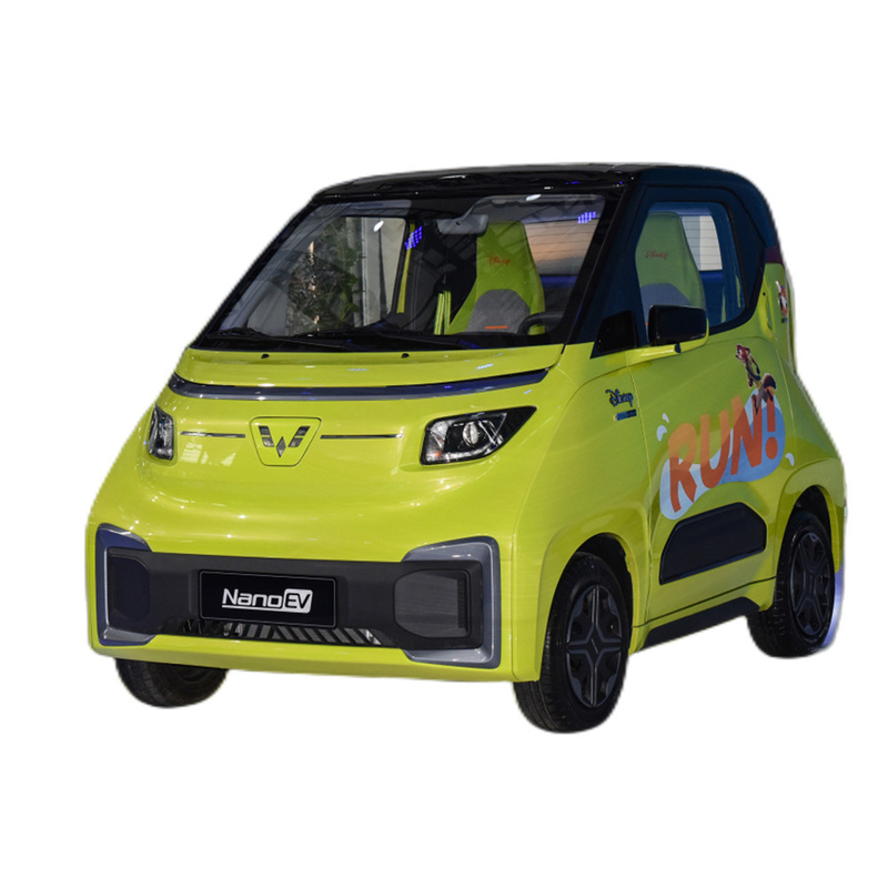 Wuling Nano Nick Ev 2 zitplaatsen 4 wielen elektrische auto Volwassen 305km bereik Fast Charge 4.5H/13.5H