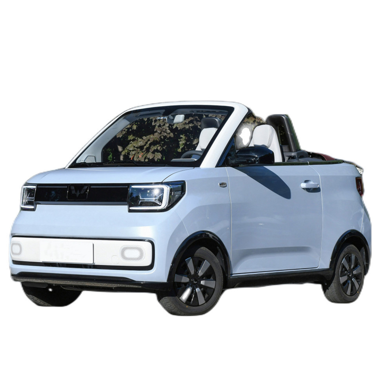 Wuling Mini Electric Cabriolet Car 4 zitplaatsen 925Kg Curb Gewicht 2 deuren 2 zitplaatsen Carrosserie structuur