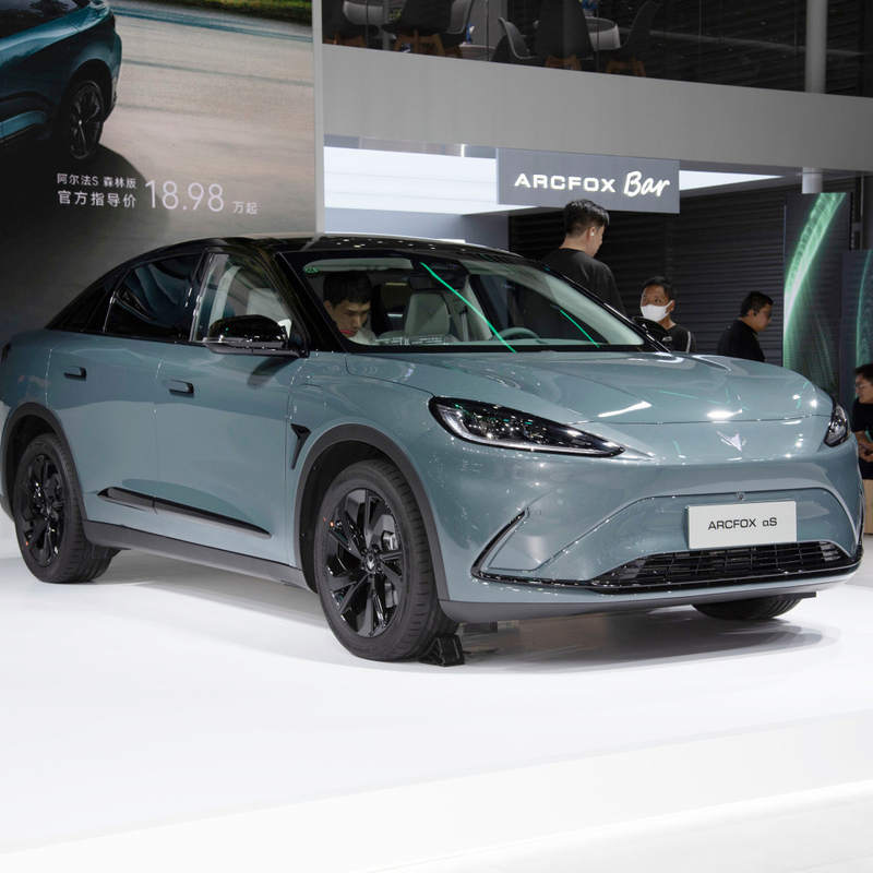 Energy Baic Arcfox Alpha S 735E 160KW EV Auto Hoogspeed Grote ruimte Linksrijden Lang bereik