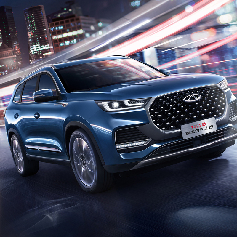 2022 Chery Tiggo8PLUS 4-deurs multifunctionele SUV met 5 zitplaatsen en 200 km topsnelheid
