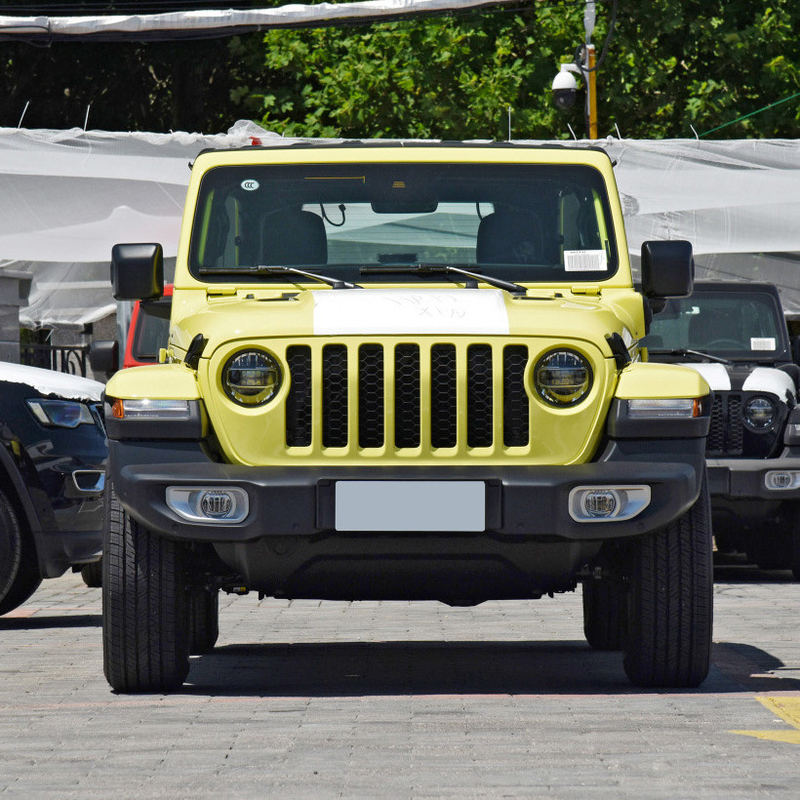2022 Jeep Wrangler 4-Deur 2.0T 4XE Sahara Plug-in Hybrid Fluorescerend Geel Limited Edition