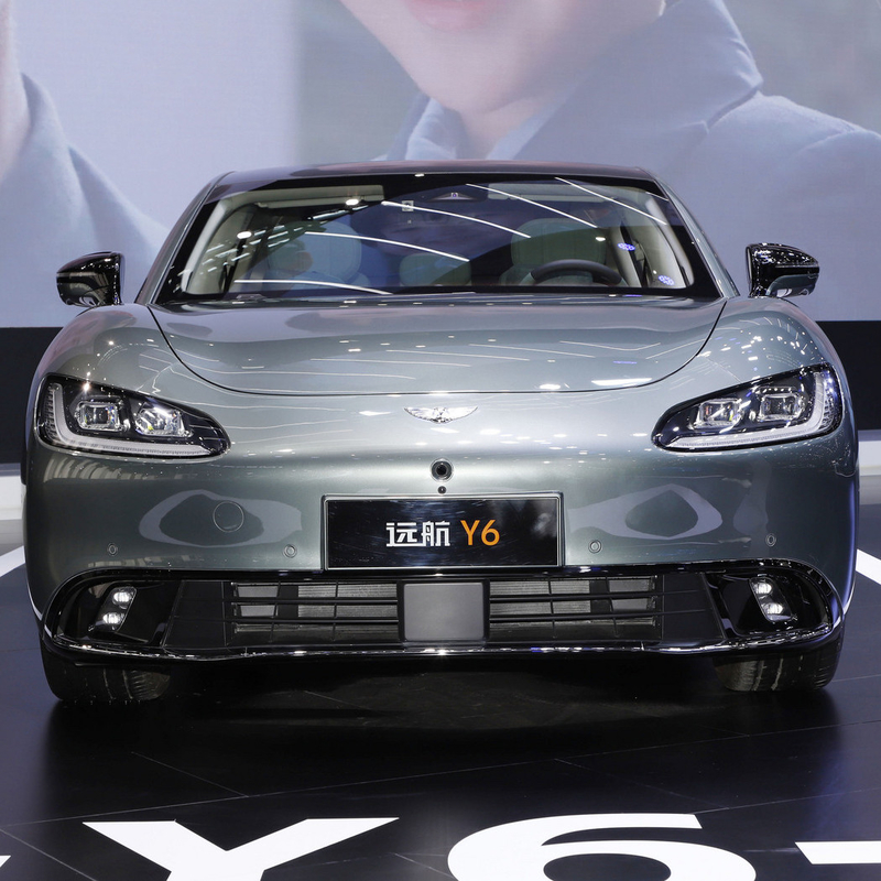High Speed Pure Electric Car Yuanhang Y6 2023 met 1020KM Long Range en 205km/h Top Speed
